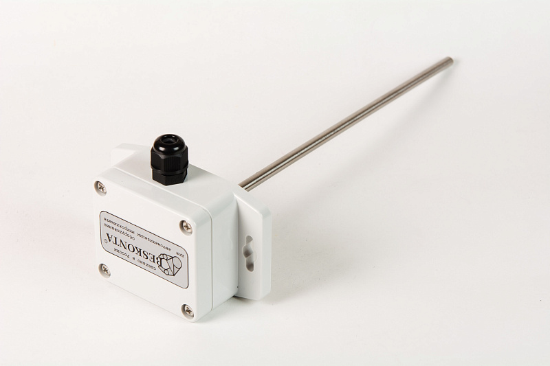 Датчик температуры, канальное исполнение, выходной сигнал Аналоговый 0 ...